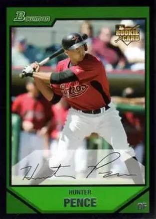2007 Bowman Draft Picks & Prospects #BDP25 - Hunter Pence - Houston Astros