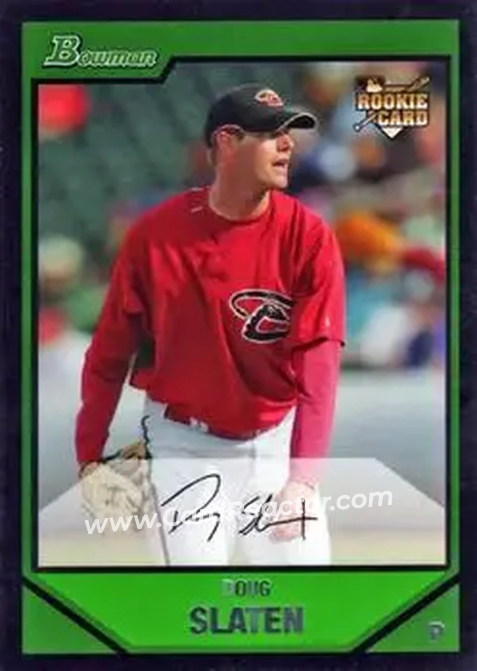 2007 Bowman Draft Picks & Prospects #BDP28 - Doug Slaten - Arizona Diamondbacks - Front 2007 Bowman Draft Picks & Prospects #BDP28 - Doug Slaten - Arizona Diamondbacks - Front