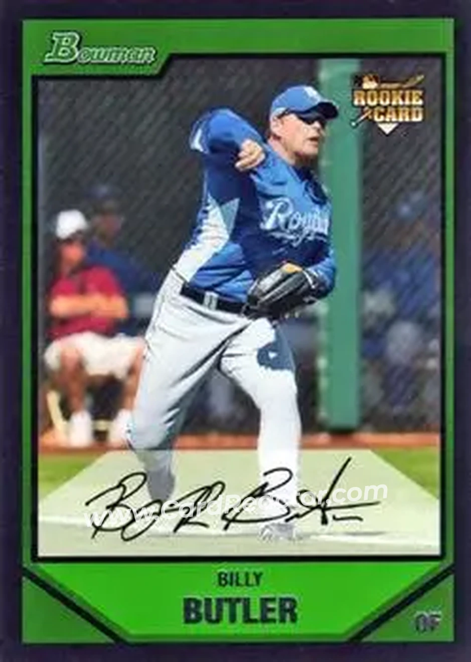 2007 Bowman Draft Picks & Prospects #BDP30 - Billy Butler - Kansas City Royals - Front