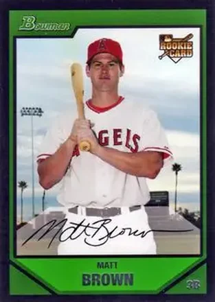 2007 Bowman Draft Picks & Prospects #BDP34 Matt Brown