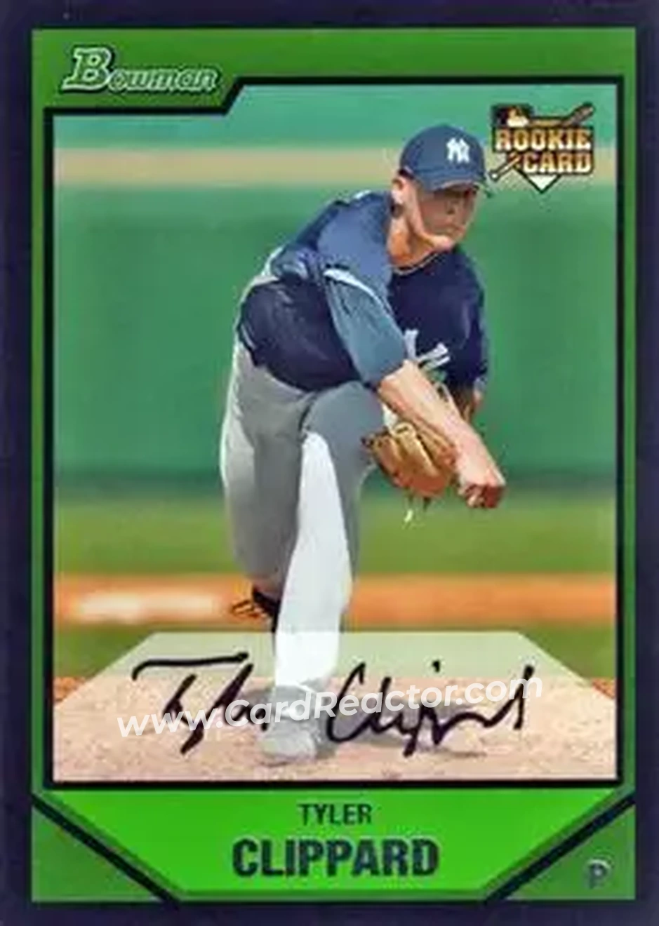 2007 Bowman Draft Picks & Prospects #BDP41 - Tyler Clippard - New York Yankees - Front