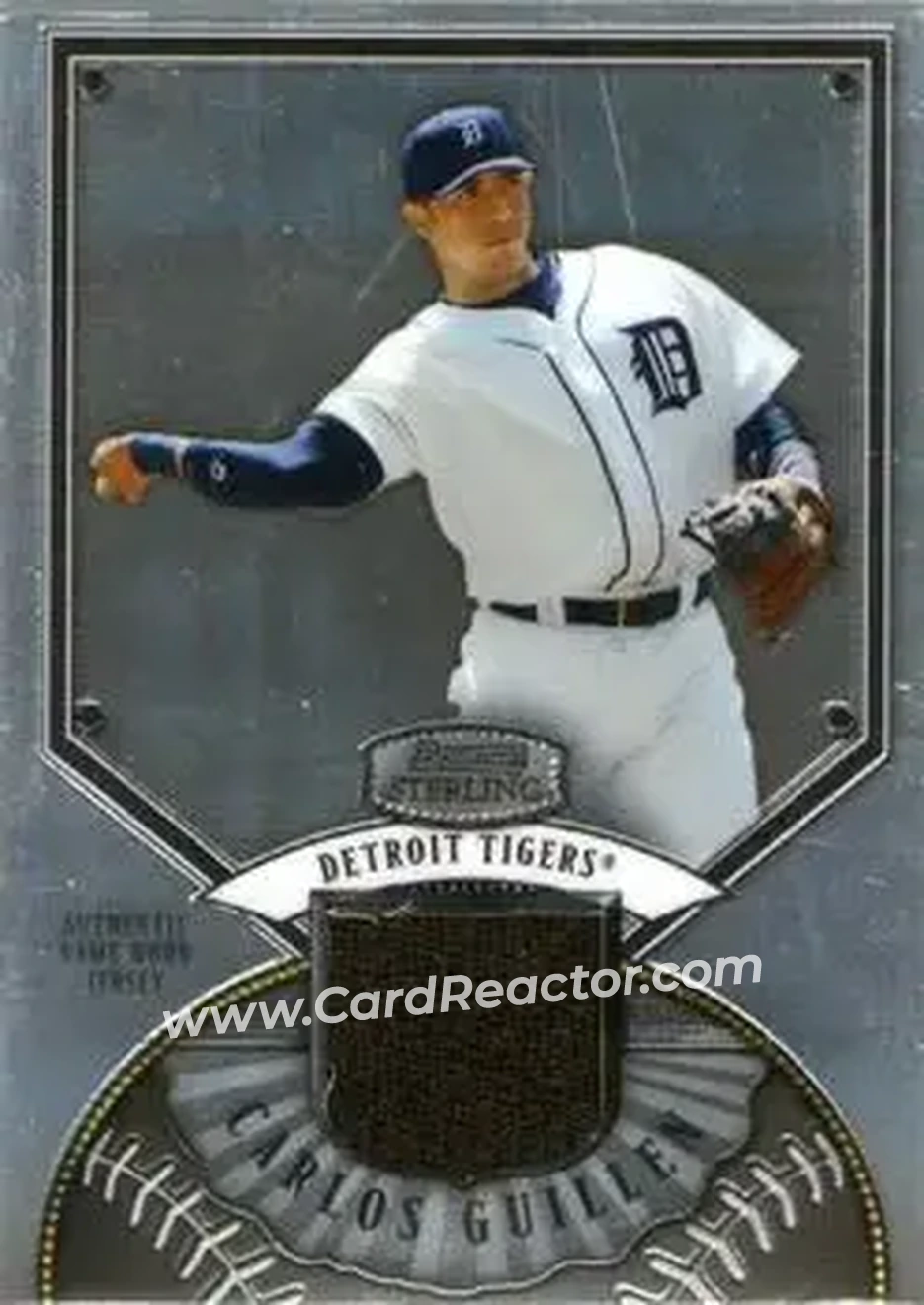 2007 Bowman Sterling #BS-CAG - Carlos Guillen - Detroit Tigers - Front