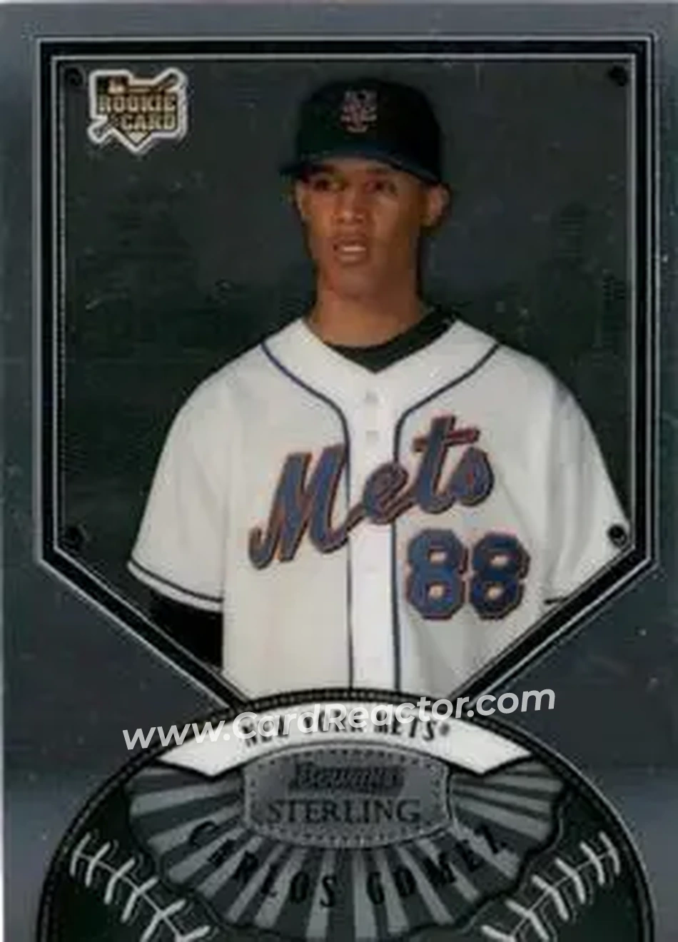 2007 Bowman Sterling #BS-CG - Carlos Gomez - New York Mets - Front 2007 Bowman Sterling #BS-CG - Carlos Gomez - New York Mets - Front