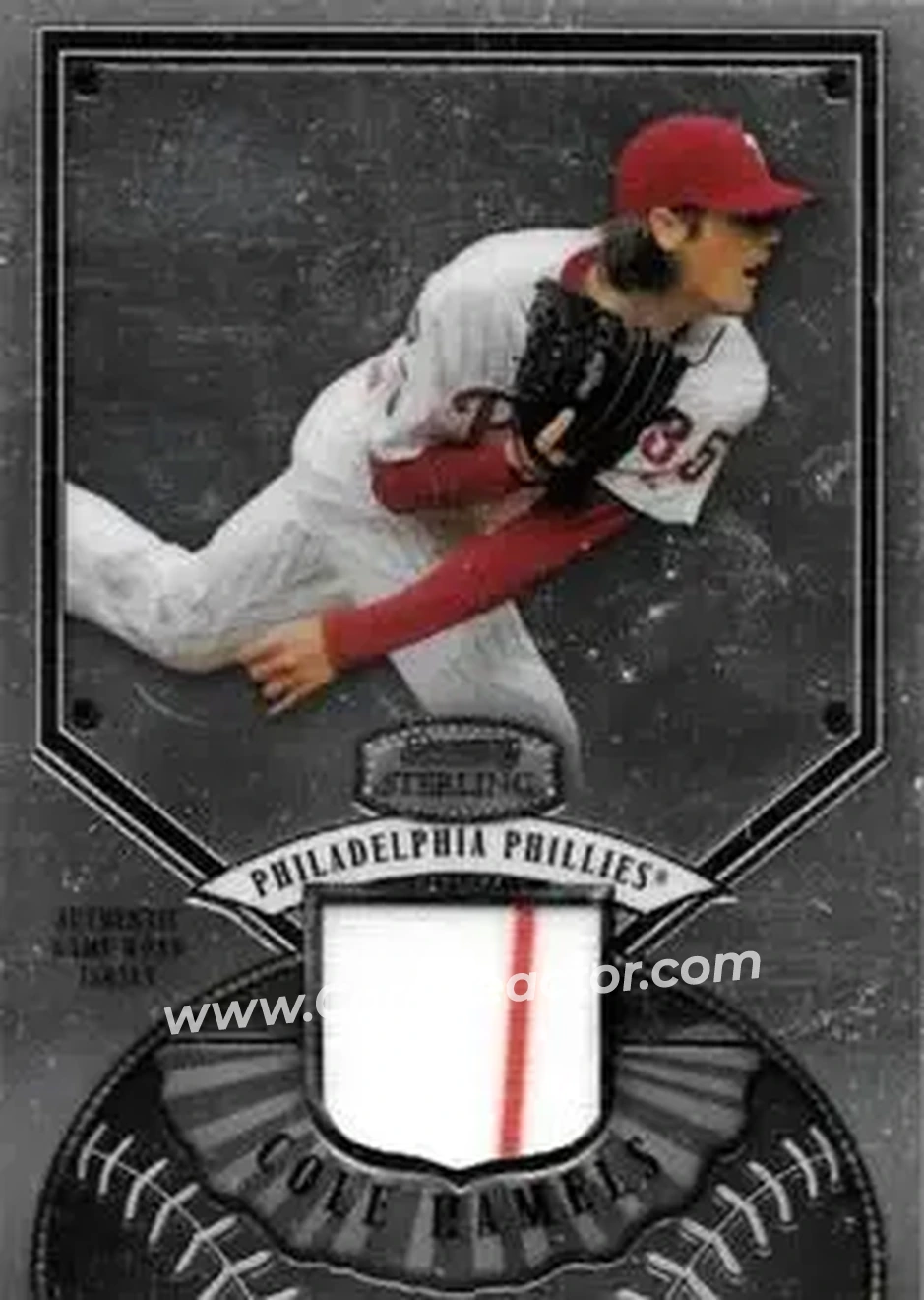 2007 Bowman Sterling #BS-CH - Cole Hamels - Philadelphia Phillies - Front 2007 Bowman Sterling #BS-CH - Cole Hamels - Philadelphia Phillies - Front