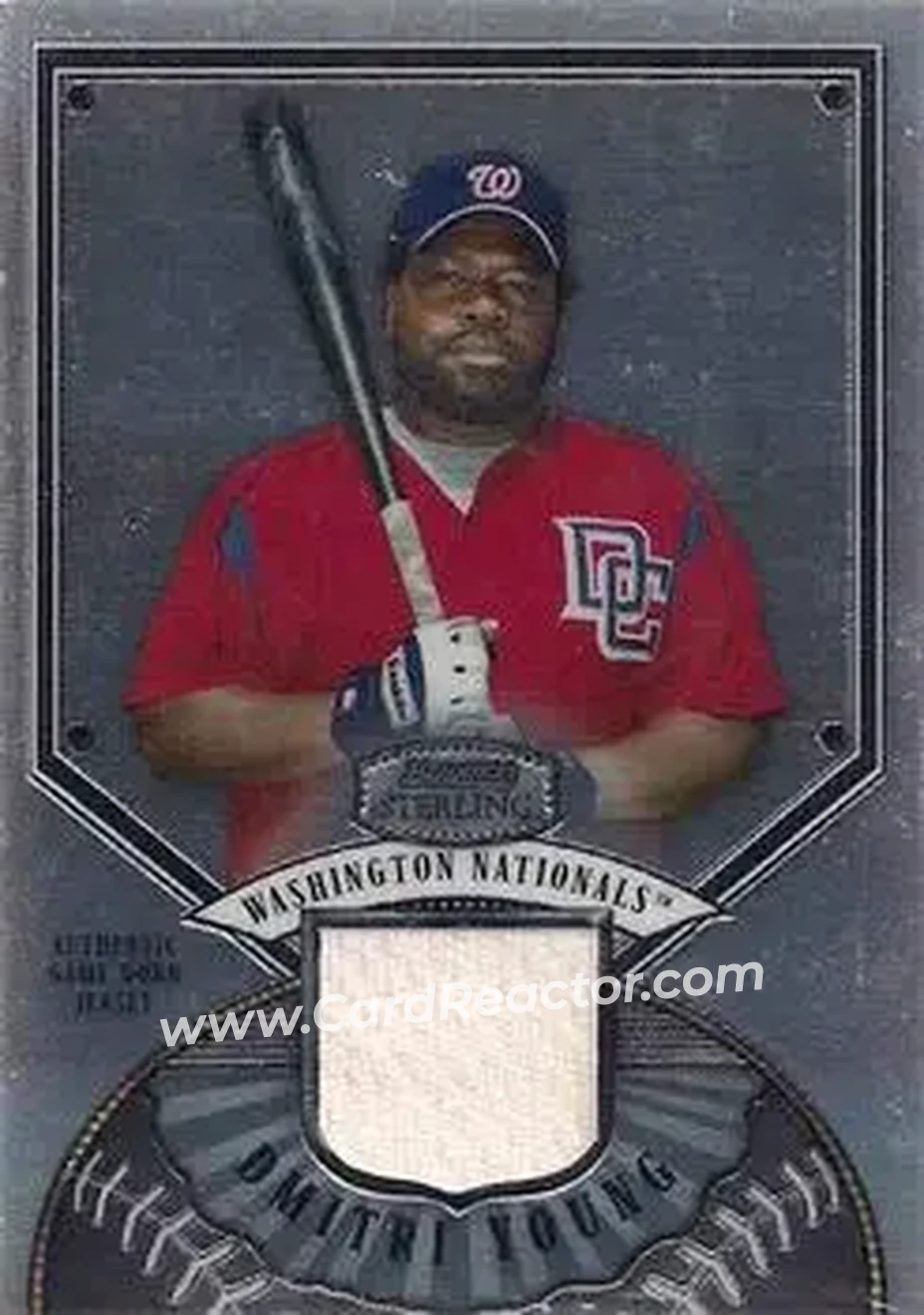 2007 Bowman Sterling #BS-DDY - Dmitri Young - Washington Nationals - Front