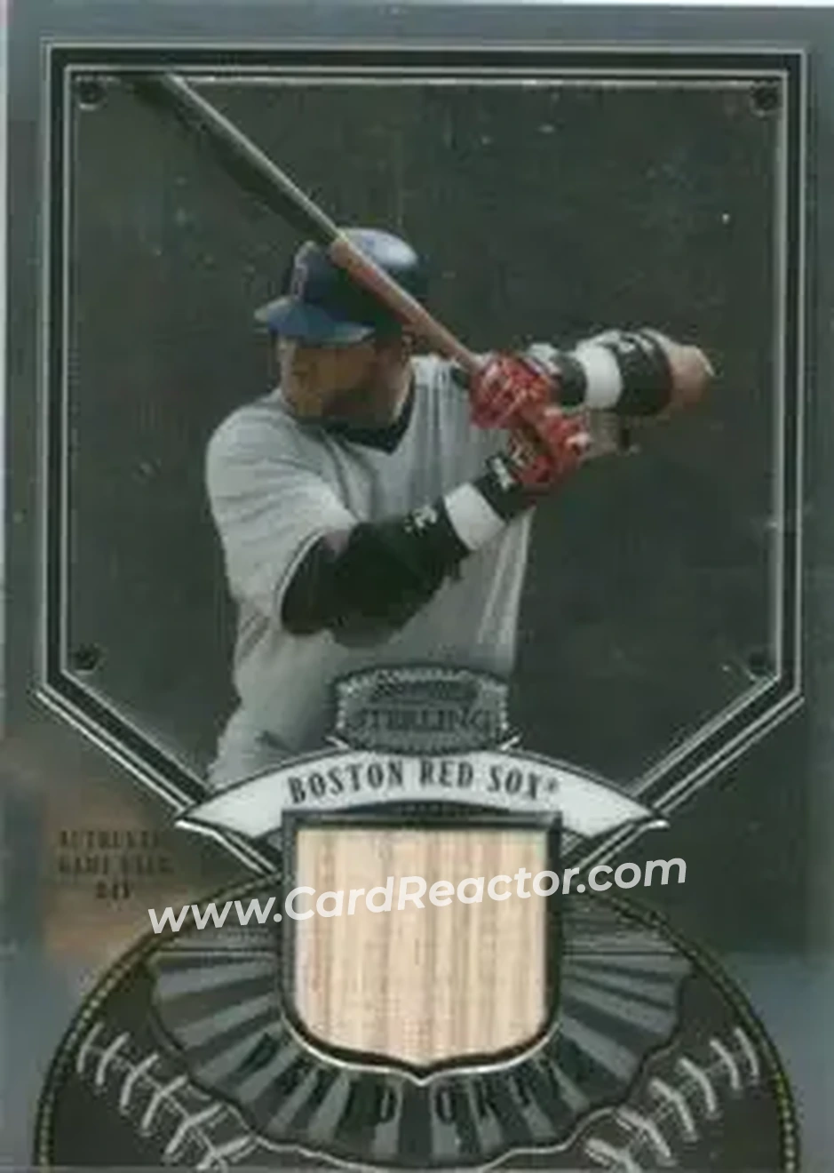 2007 Bowman Sterling #BS-DO - David Ortiz - Boston Red Sox - Front 2007 Bowman Sterling #BS-DO - David Ortiz - Boston Red Sox - Front