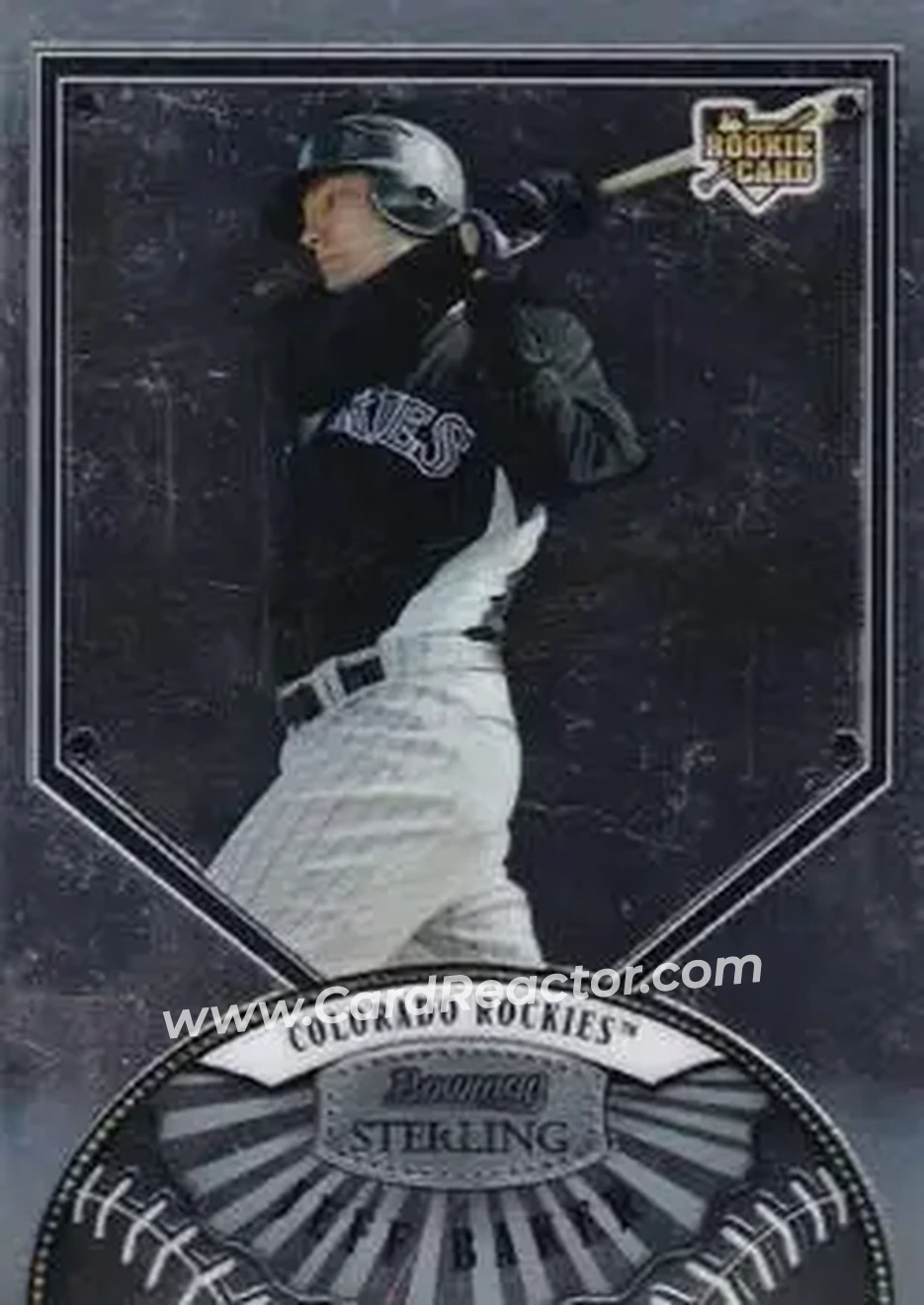 2007 Bowman Sterling #BS-JB - Jeff Baker - Colorado Rockies - Front 2007 Bowman Sterling #BS-JB - Jeff Baker - Colorado Rockies - Front