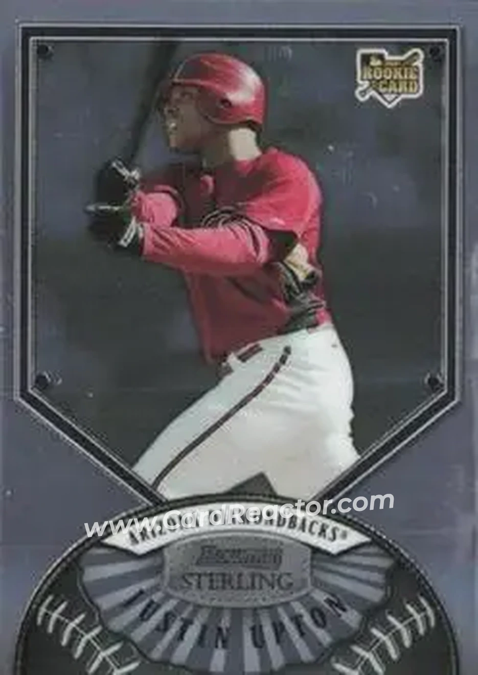 2007 Bowman Sterling #BS-JU - Justin Upton - Arizona Diamondbacks - Front 2007 Bowman Sterling #BS-JU - Justin Upton - Arizona Diamondbacks - Front