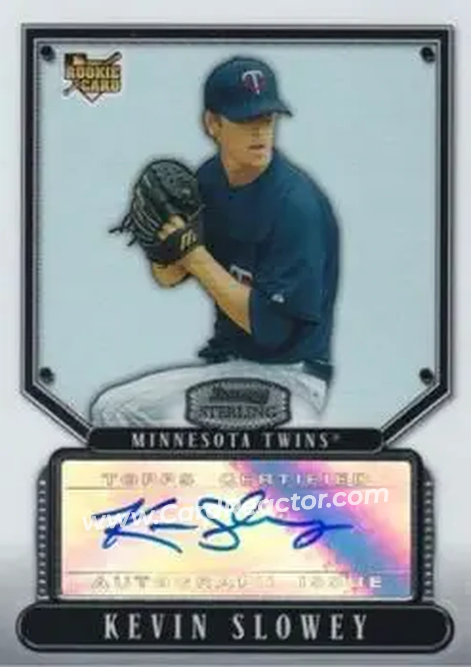 2007 Bowman Sterling #BS-KS - Kevin Slowey - Minnesota Twins - Front 2007 Bowman Sterling #BS-KS - Kevin Slowey - Minnesota Twins - Front
