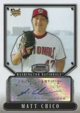 2007 Bowman Sterling #BS-MC - Matt Chico - Washington Nationals