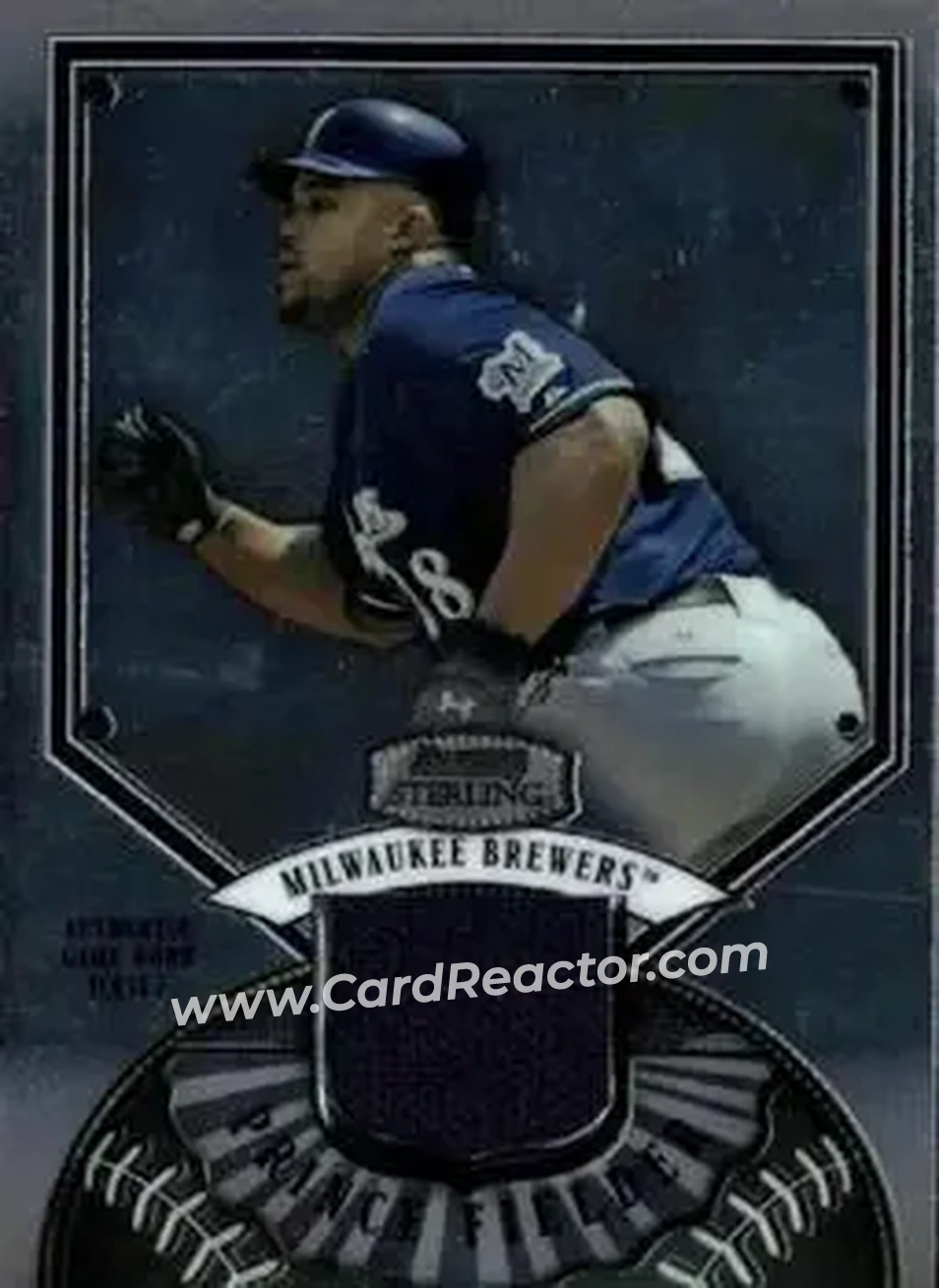2007 Bowman Sterling #BS-PF - Prince Fielder - Milwaukee Brewers - Front