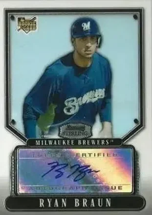 2007 Bowman Sterling #BS-RB - Ryan Braun - Milwaukee Brewers