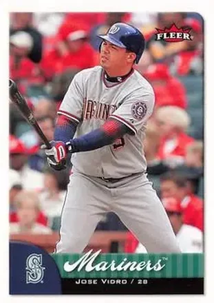 2007 Fleer #8 - Jose Vidro - Seattle Mariners