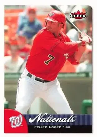 2007 Fleer #9 - Felipe Lopez - Washington Nationals