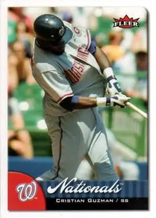 2007 Fleer #10 - Cristian Guzman - Washington Nationals