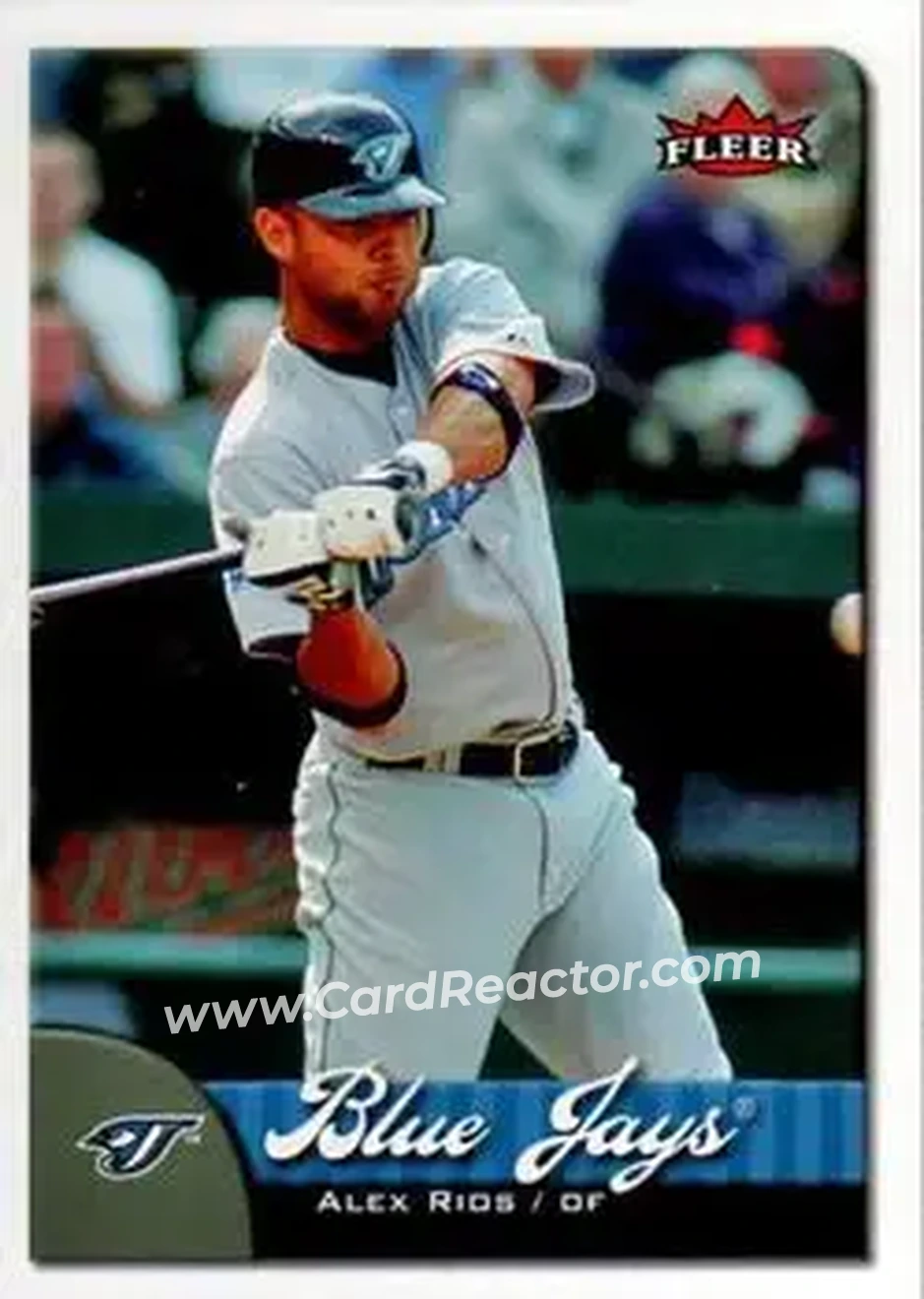 2007 Fleer #12 - Alex Rios - Toronto Blue Jays - Front