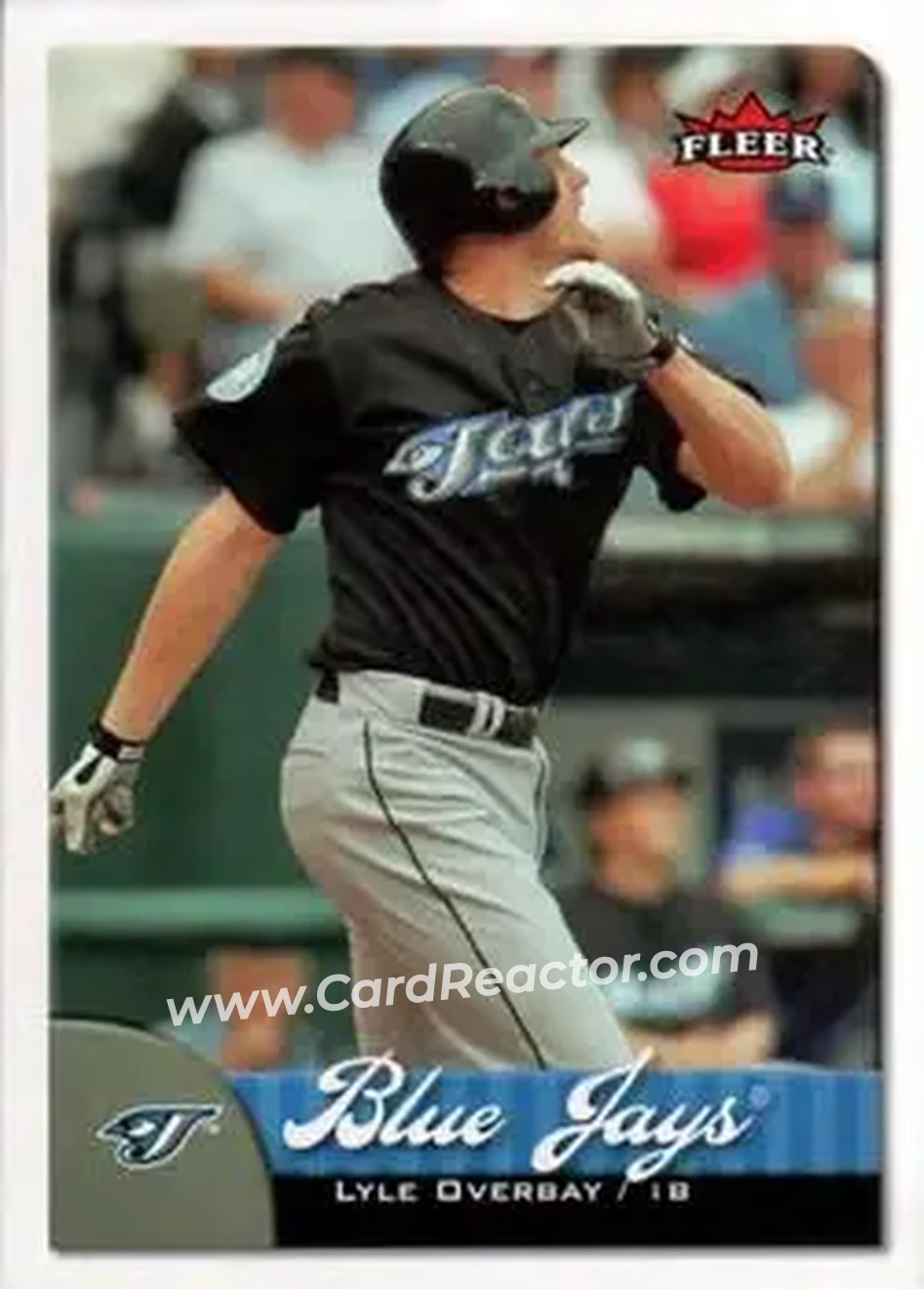 2007 Fleer #16 - Lyle Overbay - Toronto Blue Jays - Front
