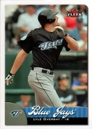 2007 Fleer #16 - Lyle Overbay - Toronto Blue Jays