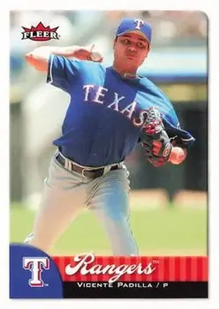 2007 Fleer #21 - Vicente Padilla - Texas Rangers