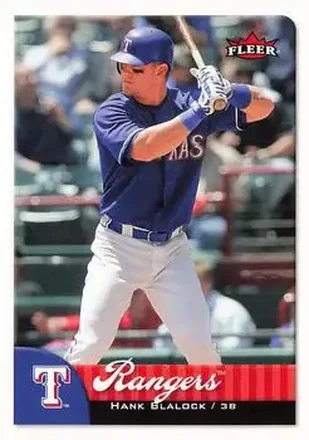 2007 Fleer #25 - Hank Blalock - Texas Rangers