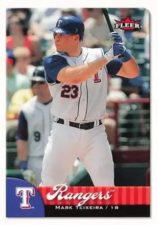 2007 Fleer #26 - Mark Teixeira - Texas Rangers