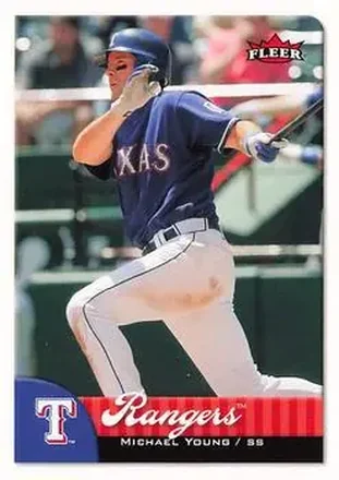 2007 Fleer #27 - Michael Young - Texas Rangers
