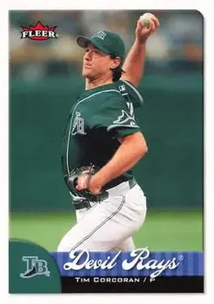 2007 Fleer #36 - Tim Corcoran - Tampa Bay Devil Rays