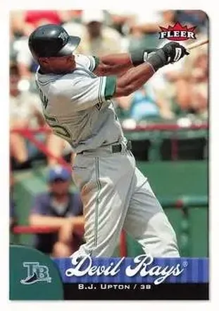 2007 Fleer #37 - B.J. Upton - Tampa Bay Devil Rays