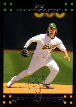 2007 Topps #2 - Nick Swisher - Oakland Athletics