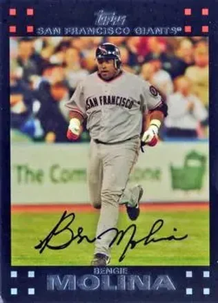 2007 Topps #4 - Bengie Molina - San Francisco Giants