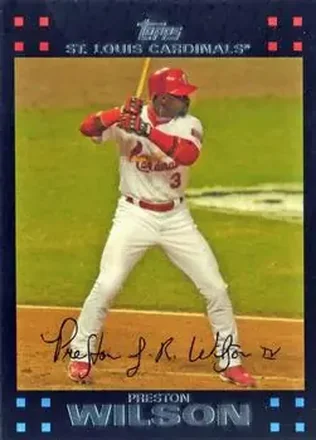 2007 Topps #8 - Preston Wilson - St. Louis Cardinals