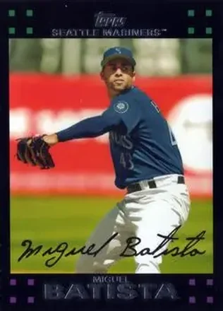 2007 Topps #13 - Miguel Batista - Seattle Mariners