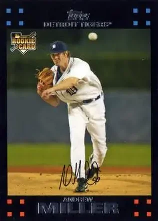 2007 Topps #15a - Andrew Miller - Detroit Tigers