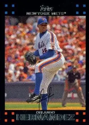 2007 Topps #18 - Orlando Hernandez - New York Mets