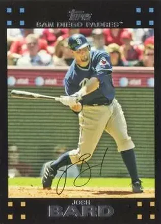 2007 Topps #23 - Josh Bard - San Diego Padres