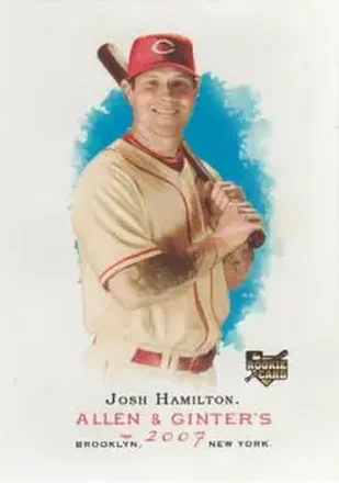 2007 Topps Allen & Ginter #4 - Josh Hamilton - Cincinnati Reds