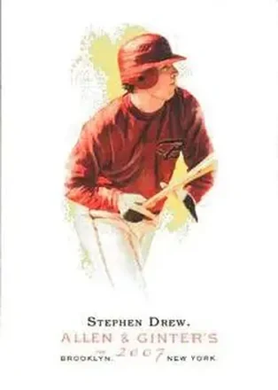 2007 Topps Allen & Ginter #5 - Stephen Drew - Arizona Diamondbacks