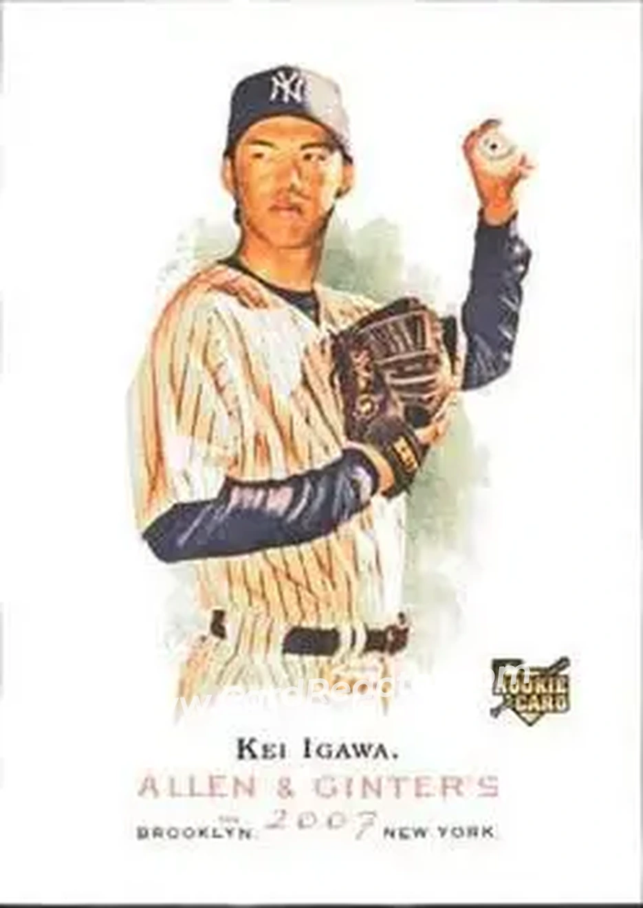 2007 Topps Allen & Ginter #14 - Kei Igawa - New York Yankees - Front