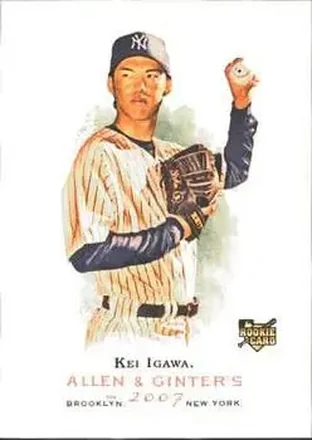2007 Topps Allen & Ginter #14 - Kei Igawa - New York Yankees