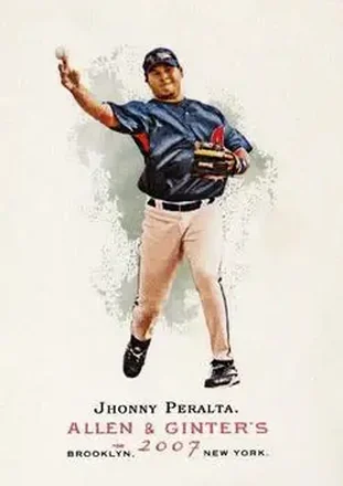 2007 Topps Allen & Ginter #17 - Jhonny Peralta - Cleveland Indians