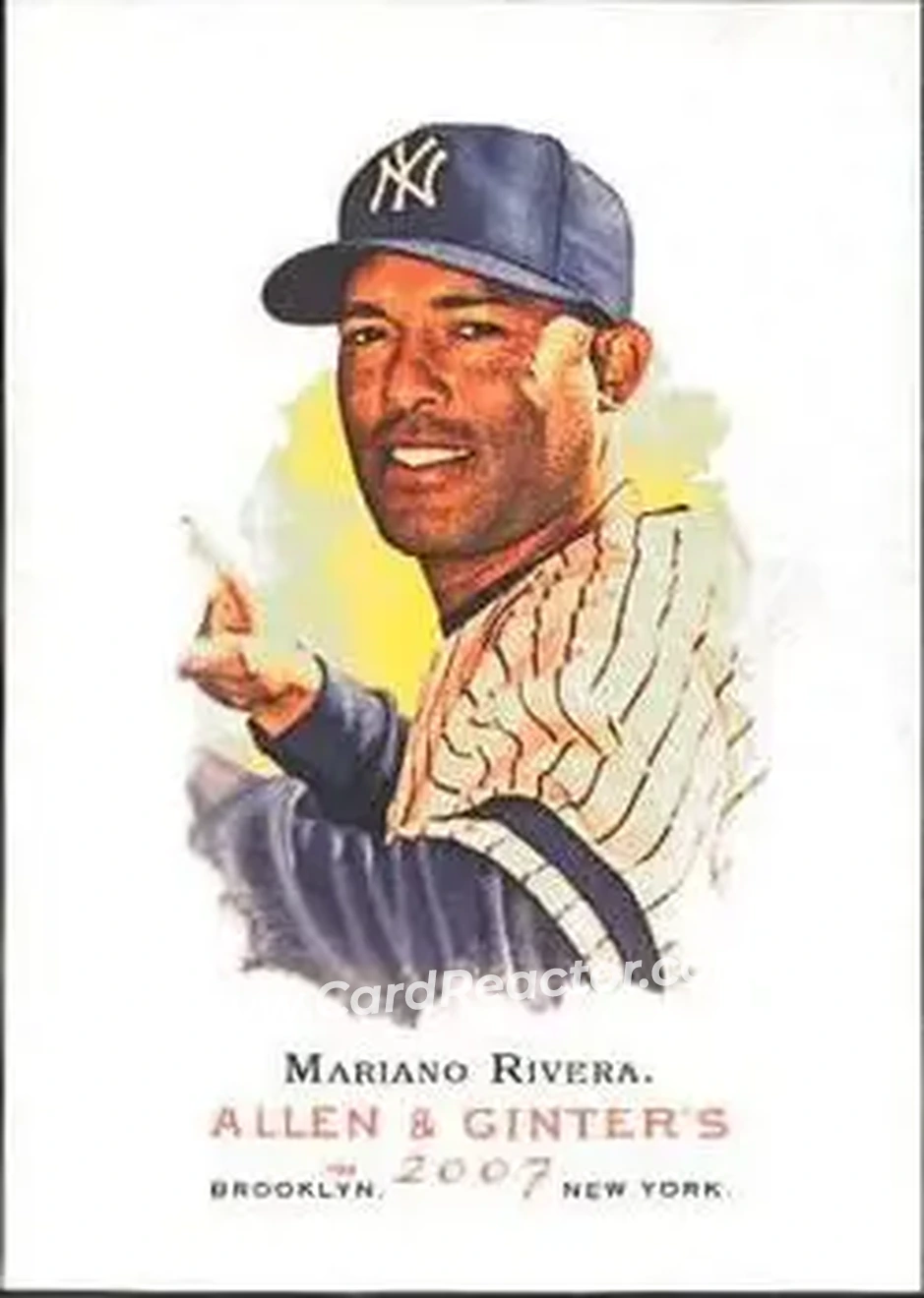 2007 Topps Allen & Ginter #18 - Mariano Rivera - New York Yankees - Front 2007 Topps Allen & Ginter #18 - Mariano Rivera - New York Yankees - Front