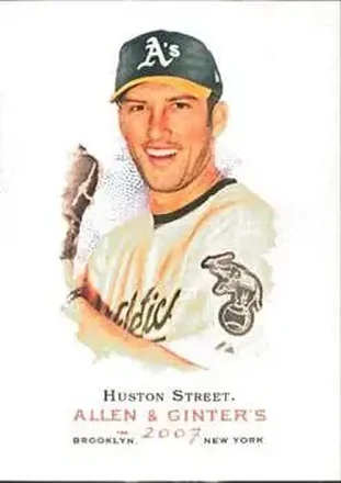 2007 Topps Allen & Ginter #22 - Huston Street - Oakland Athletics