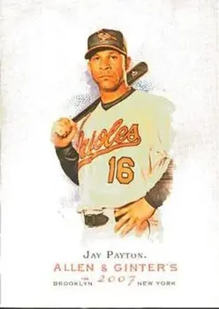 2007 Topps Allen & Ginter #25 - Jay Payton - Baltimore Orioles