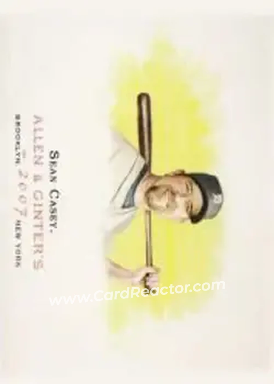 2007 Topps Allen & Ginter #29 - Sean Casey - Detroit Tigers - Front 2007 Topps Allen & Ginter #29 - Sean Casey - Detroit Tigers - Front