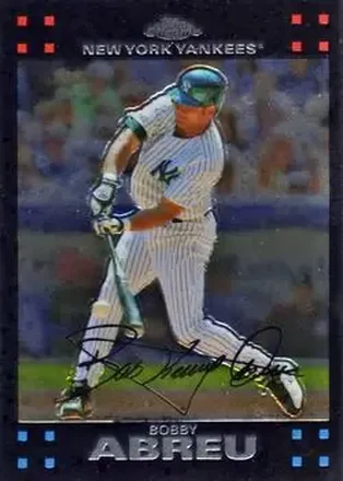 2007 Topps Chrome #2 - Bob Abreu - New York Yankees