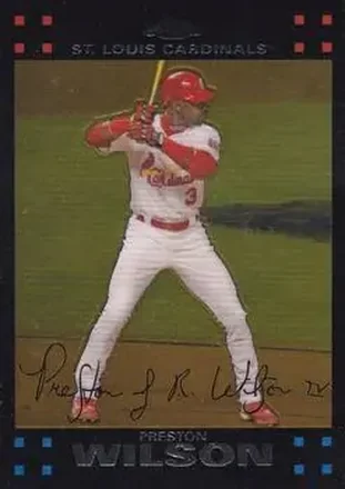 2007 Topps Chrome #5 - Preston Wilson - St. Louis Cardinals