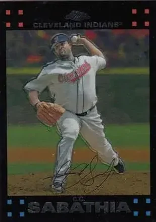 2007 Topps Chrome #6 - CC Sabathia - Cleveland Indians