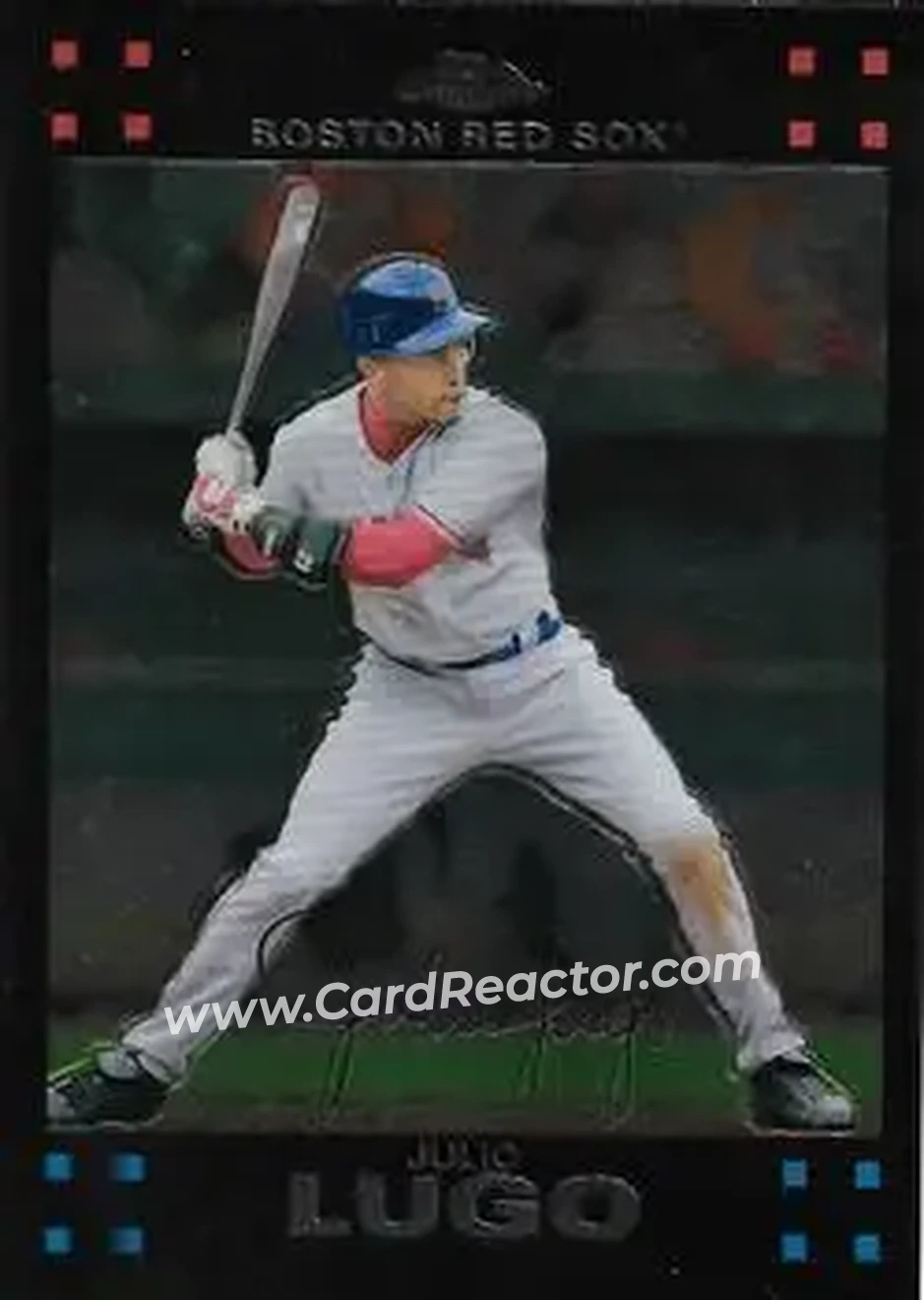 2007 Topps Chrome #7 - Julio Lugo - Boston Red Sox - Front