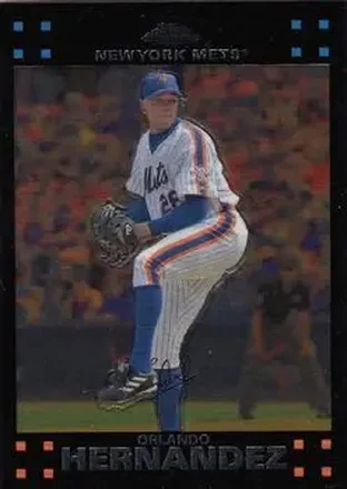 2007 Topps Chrome #10 - Orlando Hernandez - New York Mets