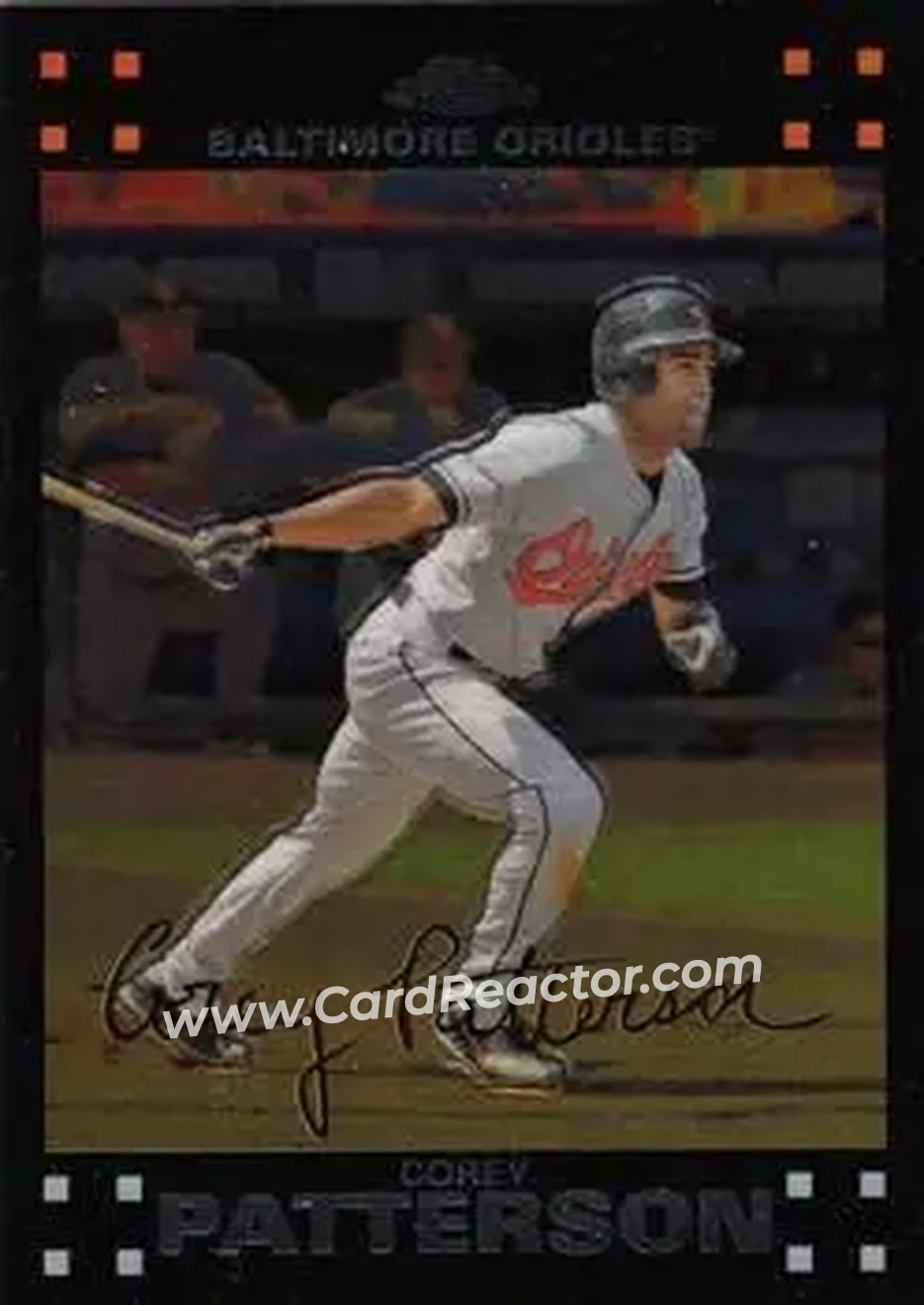 2007 Topps Chrome #11 - Corey Patterson - Baltimore Orioles - Front